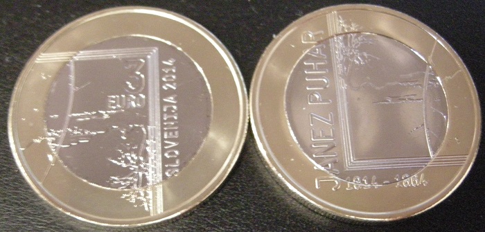 (afbeelding voor) 3 Euromunt Slovenie 2014 UNC